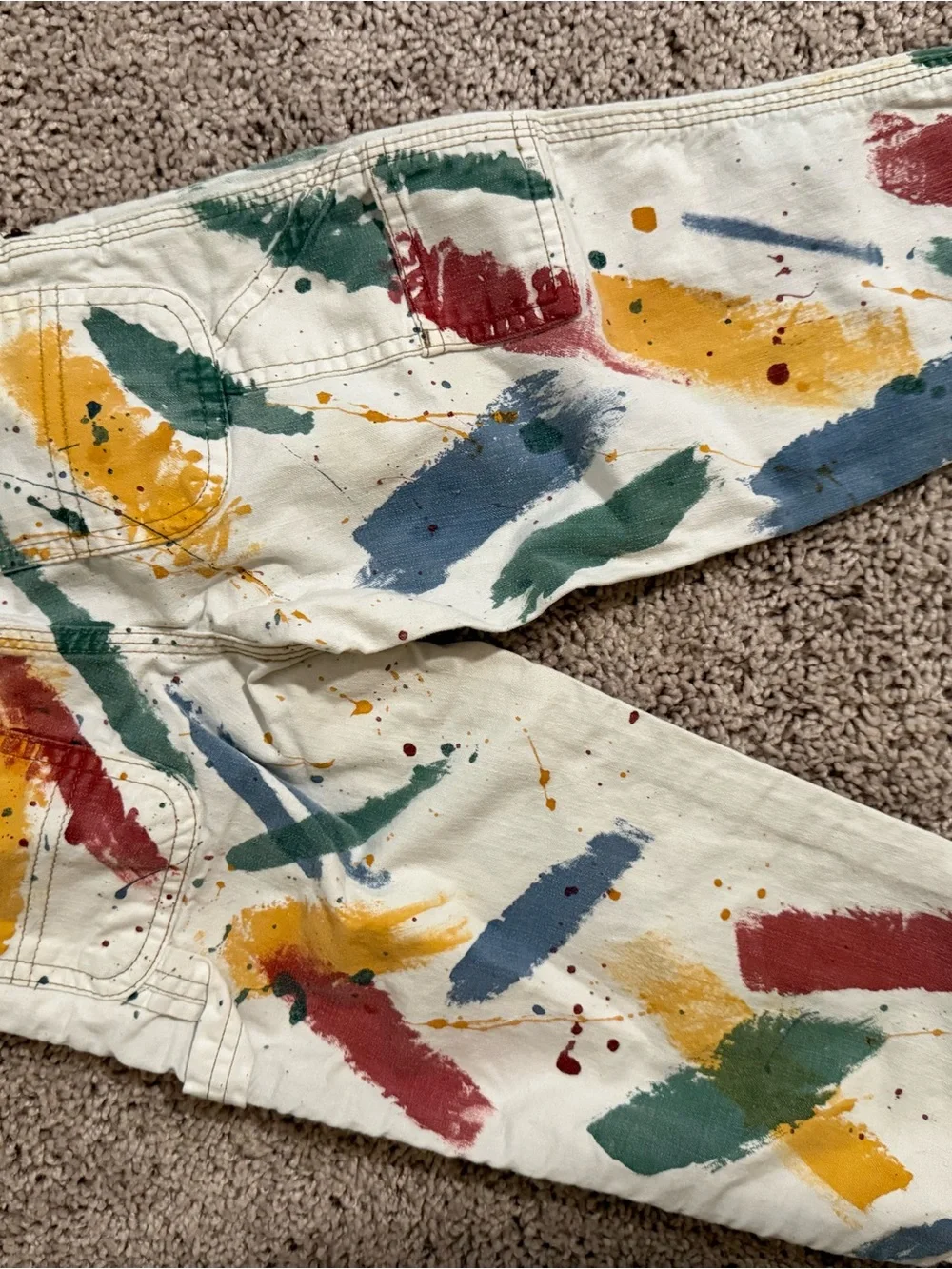 GAP KIDS Paint-Splash Carpenter Pants